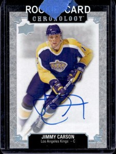 2018-19 Upper Deck Chronology Jimmy Carson Franchise History Auto #FH-LA-JC