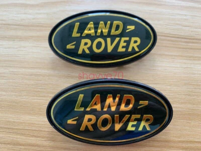 2x CUERPO DORADO PLACA LATERAL INSIGNIA EMBLEMA PARA LAND ROVER LR2 FREELANDER 2 LR023286 Foto 1 de 4