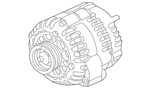 Alternador genuino GM 2003-2016 Chevrolet GMC Hummer H2 remanufacturado 19244751 Foto 1 de 4