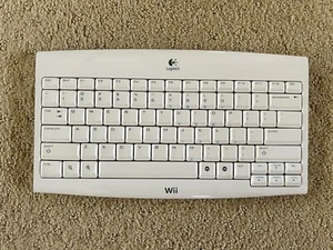 Logitech Wireless Keyboard for Nintendo Wii KG-0802 No Dongle Receiver - Picture 1 of 2
