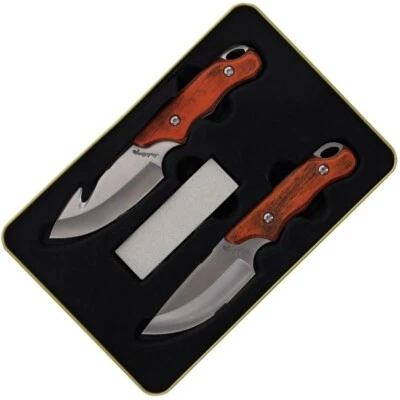 Schrade UH LE 固定刀片刀不锈钢刀片木质手柄磨石 — 第 1/4 张图片