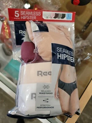 5-Pack Women's Reebok Seamless Hipster Performance Underwear Panties large - Image 1 of 4