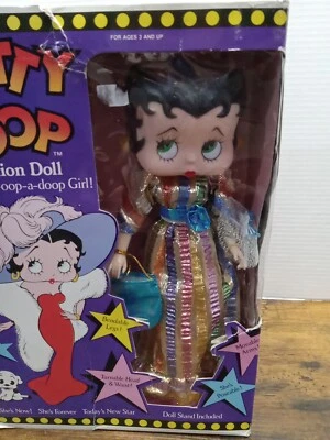 Cartera de vestir vintage 1986 Betty Boop muñeca de moda 12" #8110 King multicolor Foto 1 de 4