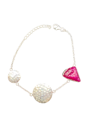 Moda Positano Gioielli - Collezione Zaffiro - Bracciale Ag 925 con Rubino - Immagine 1 di 4