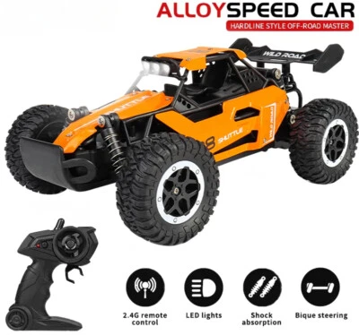 1:16/1:20 2.4G Model RC Car with LED Light 2WD Off-road Remote Control Cars Toy - Image 1 of 4