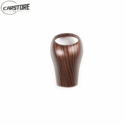 Cubierta de perilla de cambio de marchas de grano de madera melocotón para Mercedes-Benz Clase A C E GLK 2007-13 Foto 1 de 4