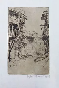 1913 Srinagar Jammu und Kaschmir Indien - Kleingedrucktes von Sybil Allan Blunt - Bild 1 von 4
