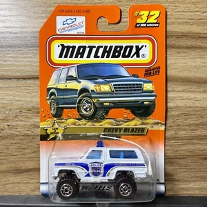 Matchbox #32 Chevy Blazer Police Law & Order Series 1999 New On Card - Picture 1 of 1