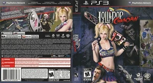 Lollipop Chainsaw PS3  Box Art Insert Inlay Cover Cover Art Only  - Picture 1 of 1