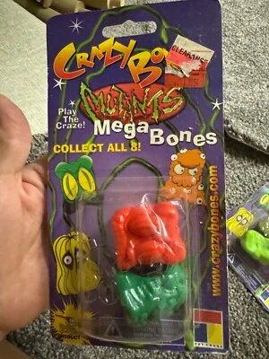 Lot #15 Crazy Bones Mutants Mega Bones NIB 1999 - Image 1 of 2