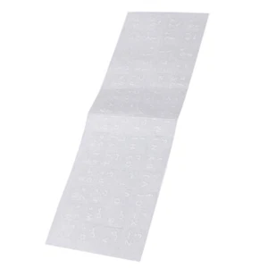 Transparenter Tastaturaufkleber mit weißem Buchstaben arabischem S8W8 M3U3 G8U3 - Photo 1/12