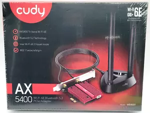 Cudy AX3000 WiFi 6 PCIe Card, Bluetooth 5.0 PCIe Adapter, AX200 Inside, 2402Mbps - Picture 1 of 7