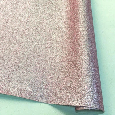 A4 20*30cm Frosted Sparkle Fine Glitter Vinyl Fabric Faux Leather Craft Handmade - Image 1 of 4