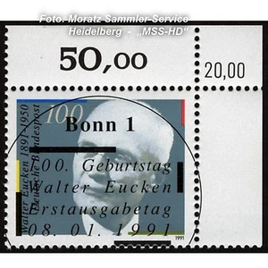KBWZ Bund 1494, Sonderstempel BONN, Eucken (08.01.1991) - Picture 1 of 1