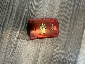Sega Dreamcast Mad Catz Memory Card Red Transparent