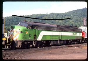 r794 Orig. Slides MARC 64 Ex BN E8 at Pittston Yard, Pa 9-4-94 - Picture 1 of 1