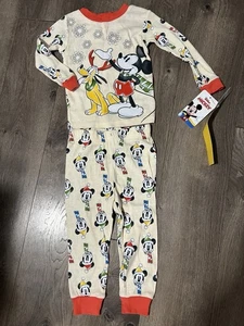 Mickey Mouse Weihnachten Pyjama Set Größe 2T Neu - Bild 1 von 4