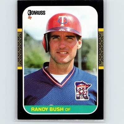 1987 Donruss - Randy Bush #441 - Minnesota Twins - Image 1 of 2