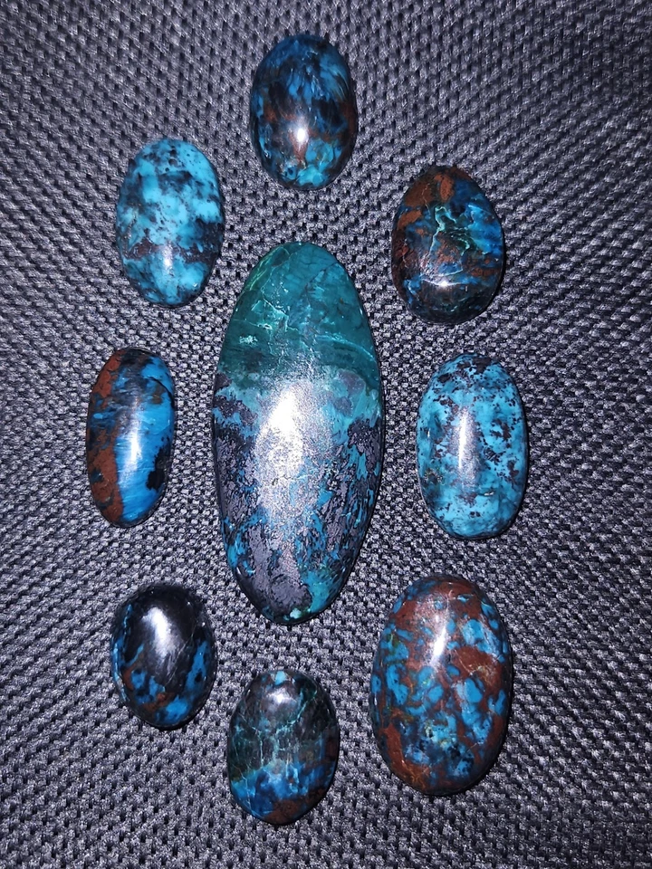 Beautiful Bisbee Lavendar Pit Stones - 9 pieces - 81.95 carats total - Image 1 of 4