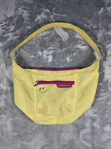 Under Armour Yoga Bag Yellow Pink Strap Stripes Striped Gym Travel - Picture 1 of 11