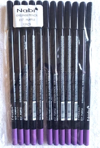Eyeliner Pencil Purple Color 12 Eyeliner Pencils Lot 7" Long - Picture 1 of 5