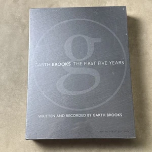 GARTH BROOKS The First Five Years The Anthology Part I Book & 5 CDs SEALED - Picture 1 of 3