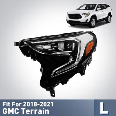 For 2018-2021 GMC Terrain HID/Xenon Headlight W/LED DRL W/O Bulb Driver Side - Изображение 1 из 4