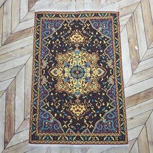 Puppenhaus Miniatur Orientalisch Perser Türkisch Stil Webteppich Carpet 1:12 Groß - Bild 1 von 2