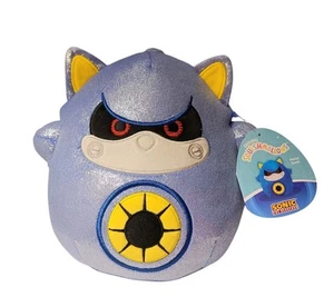 Peluche Metal Sonic Squishmallow 8” nuovo con etichette nuovo Sonic the Hedgehog Jazwares HTF - Foto 1 di 23
