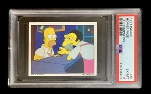 1991 panini simpsons #10 moe sizlak rc; 1st appearance rookie PSA 6 (POP 1, 1^) - Picture 1 of 4
