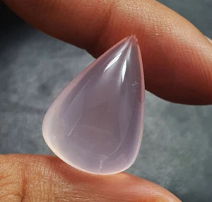 26.25 Ct Natural Lovely Pear Rose Quartz Cabochon Excellent Quality Loose Gems - Picture 1 of 8