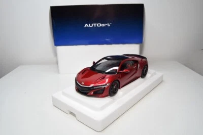 B61 1:18 AUTOART AUTO ART 73233 HONDA NSX NC1 PEARL RED MIB - Immagine 1 di 4