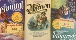 (3 pb) ALL by author CLAIRE LORRIMER Historical romance vintage - Foto 1 di 3