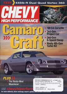 Chevy High Performance Magazine February 2005 Nasty 4th Gen Turbo Kit  - Foto 1 di 2