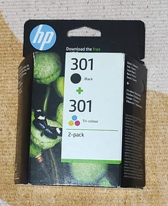 HP 301 Original Ink Cartridges, CH562EE Black and Tri-Colour, Multipack - Picture 1 of 2