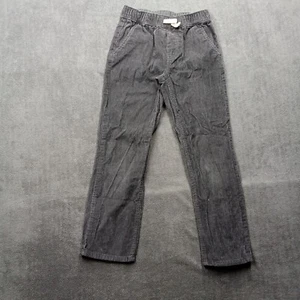 Lands End Corduroy Pants Girls Small Black Straight Leg Causal Preppy - Picture 1 of 15