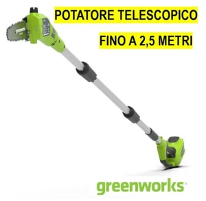 Potatore telescopico a Batteria Greenworks 40v con Batteria da 4Ah e Carica B... - Foto 1 di 1