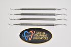Hu-Friedy Dental Gracey Curette Instruments Sg 1/2 Set Of 4 With Octagon Handles