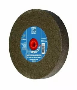 PFERD 61747 Bench Grinding Wheel, Aluminum Oxide, 6" Diameter, 1" Thick New - Picture 1 of 7