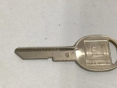 通用未切割 K 键空白门后备箱手套盒未切割雪佛兰庞蒂亚克别克凯迪拉克 NOS — 第 1/2 张图片