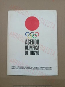 Libro "Agenda Olimpica di Tokyo" - Giochi delle Olimpiadi 1964 - Foto 1 di 6