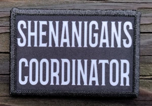 Shenanigans Koordinator Moral Patch Haken und Schlaufe lustig Armee maßgeschneidert taktisch 2A - Bild 1 von 2