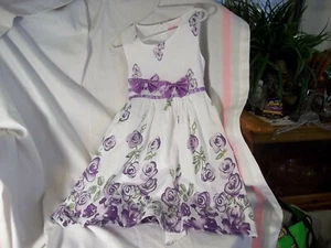 (L) Sunny Fashion Girl Dress 4/5 Flowers - Picture 1 of 5