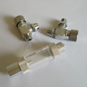 Aquarium plants Aluminum Precise CO2 Needle Valve Regulator CO2 bubble counter - Picture 1 of 4