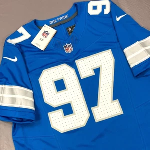 New w/ Defect Nike Aiden Hutchinson Detroit Lions Vapor Limited Jersey Sz L $175 - Picture 1 of 15