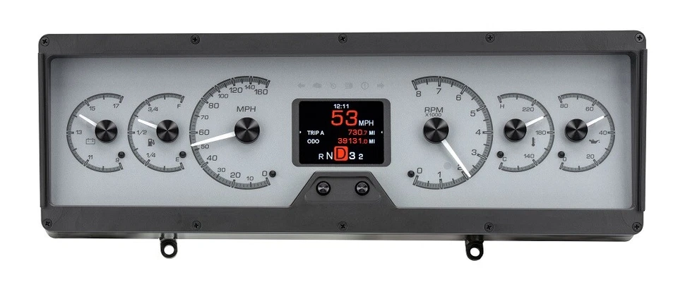 Dakota Digital 78-88 Oldsmobile Cutlass Analog Gauge System Silver HDX-78O-CUT-S - Image 1 of 4
