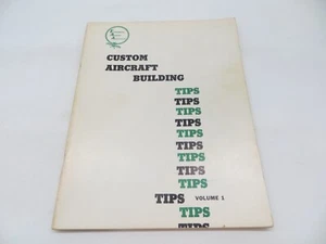CUSTOM AIRCRAFT BUILDING TIPS Vol. 1 1967 Experimental Aircraft Association EAA - Picture 1 of 6
