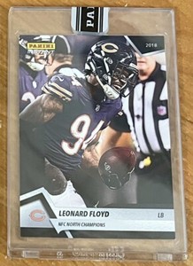 2018 PANINI INSTANT LEONARD FLOYD 1/1 SP BLACK ONE OF ONE CARD #187 !
