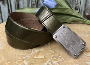 Dolce & Gabbana Patent Leather Belt 95 cm- 38 inch - Picture 1 of 14