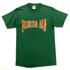 Vintage FAMU Florida A&M University Rattlers Tee Green Size L College T-Shirt - Picture 1 of 12